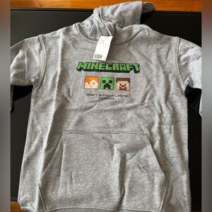 H&M Gray Minecraft Kids Hoodie